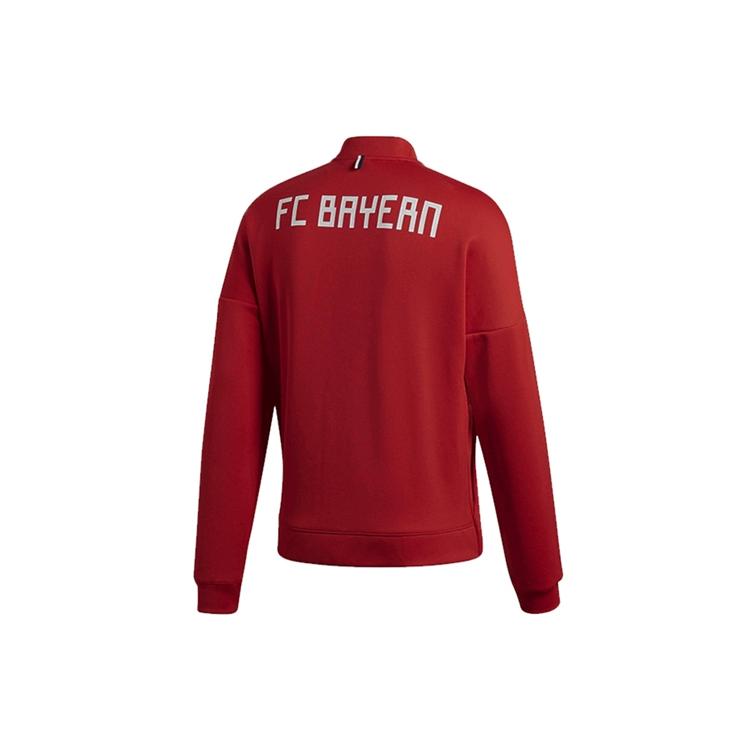 adidas Bayern Munich Black Jackets Men's Red Baseball Collar Moderate Other CY6107