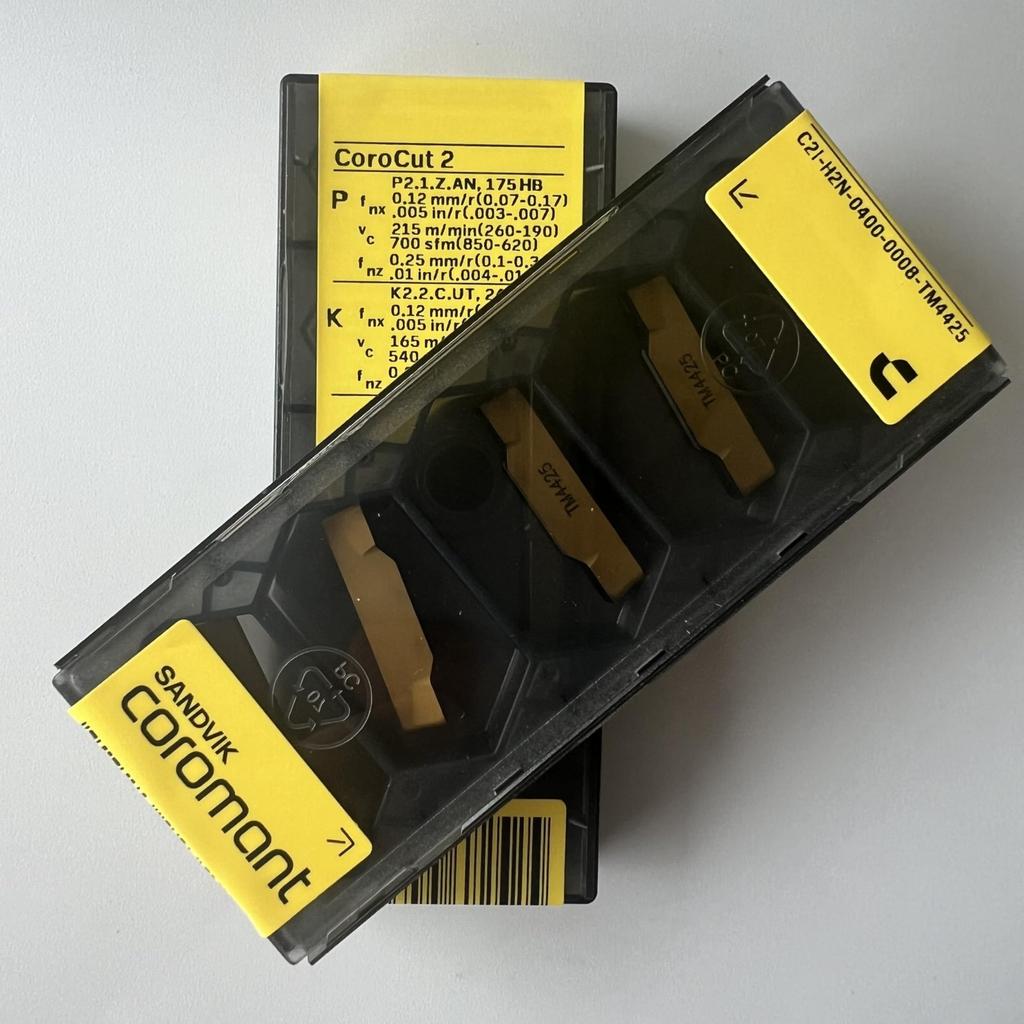 SANDVIK / C2I-H2N-0400-0008-TM 4425 / Original Swedish hard alloy blade 5 Pcs