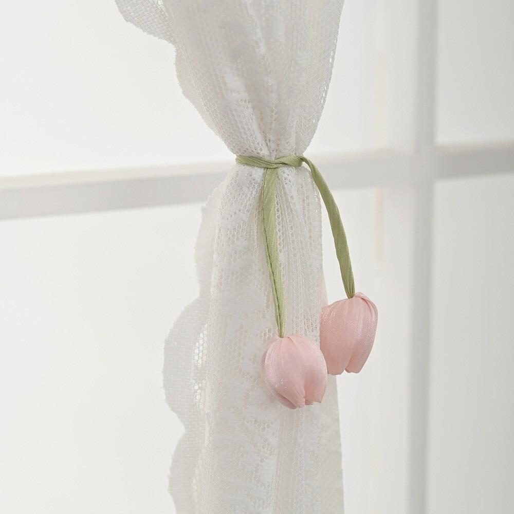 1Pair Adjustable Tulip Curtain Straps Elegant Curtain Buckle Elegant Curtains Tie Rope  Living Room