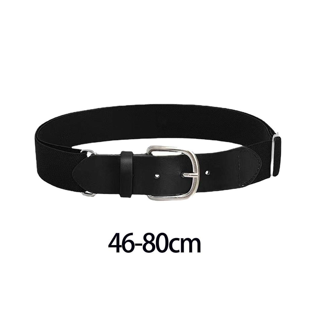 Baseball Belt Softball Belt Adjustable Unisex Waist Band Fine Workmanship White