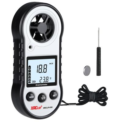 Digital Anemometer Anemometer Handling Anemometer Air Velocity Meter for Measuring Wind Cooling Temperature Anemometer Thermometer for Photographing