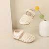 Korean Style Woven Baby Sandals - Breathable, Non-slip Soft Sole Shoes for 1-3 Year Old Girls