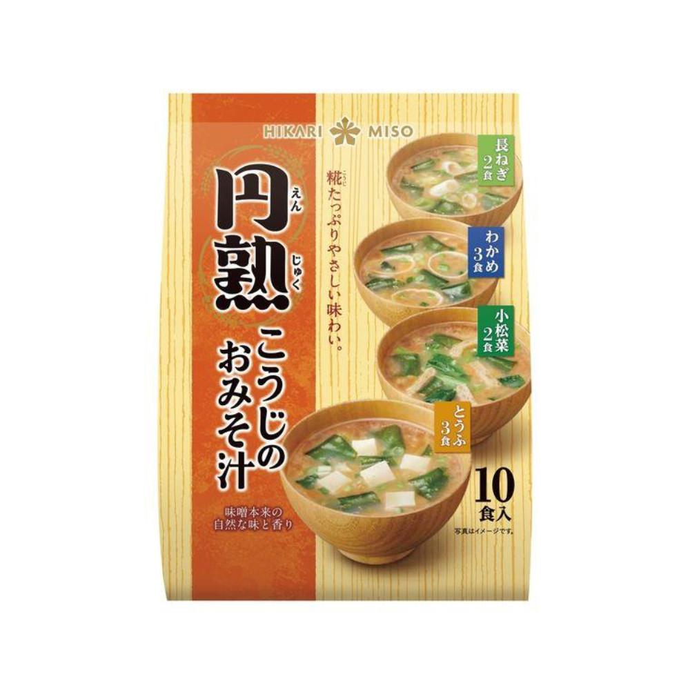 Japan Hikari Miso Mature Koji Noodle Miso Soup 10 Servings