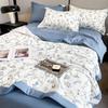 WOODPECKER Linen-Feel Cotton Summer Quilt Set