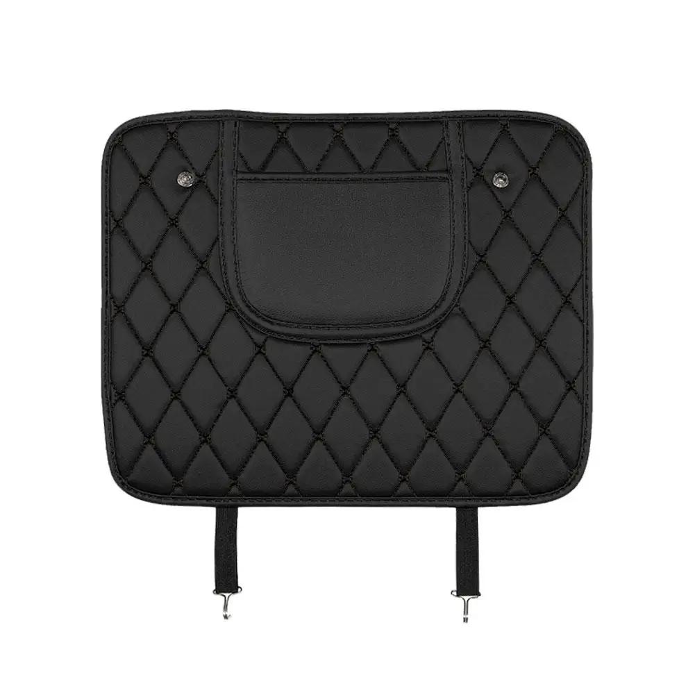High Quality Car Seat Kid Protector PU Leather Car Seat Back Cover Protector for Kids Waterproof Seat Back Anti Kick Mat Pa T6V2