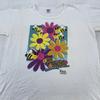 Vintage Save the Children Kunst T-Shirt L/XL Bienen Blumen Grafik 90er Süßes T-Shirt