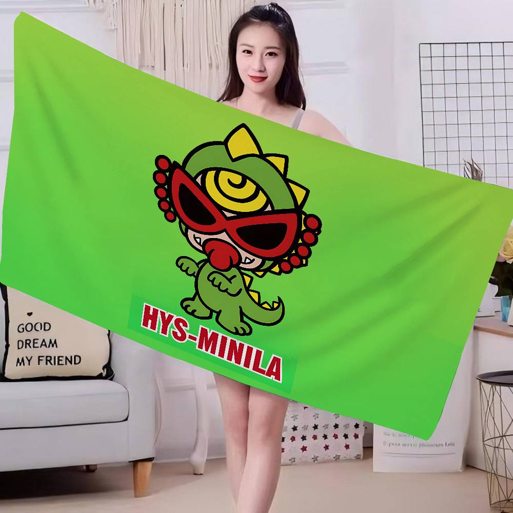 Japan Fashion H-Hysteric M-Mini Microfiber Printed Beach Towel Mountain Climbing Yoga Beach Swimming Running Absorbent Towel