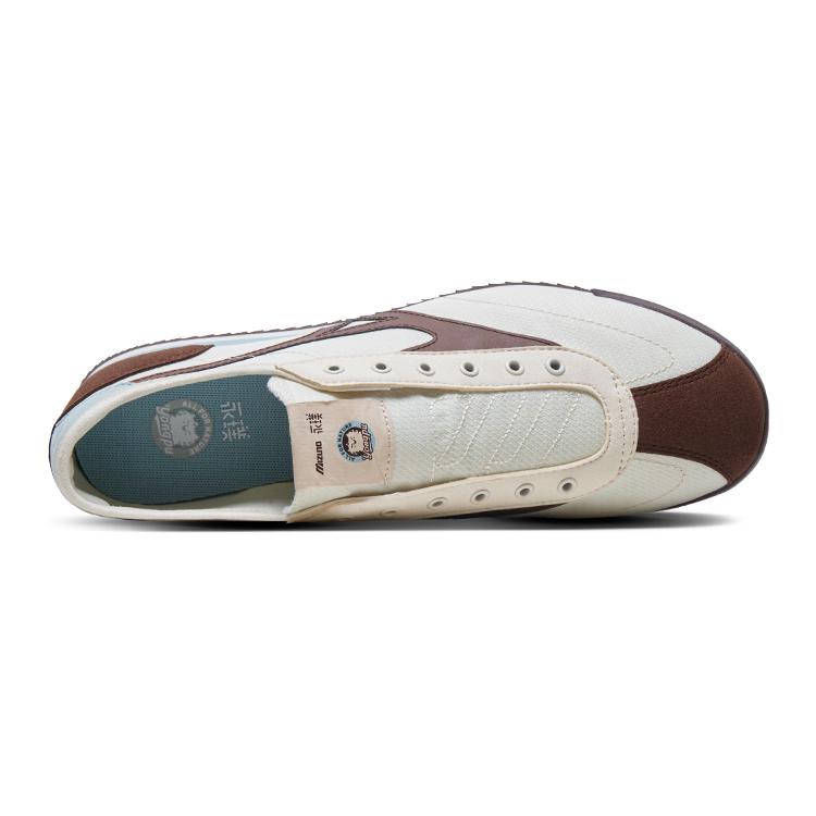 Mizuno Yongpu Coffee X  LG 60S Fashion Sports Lightweight Slip-Resistant Breathable Low-Top Casual Shoes Unisex sneaker Off-White D1GH240210