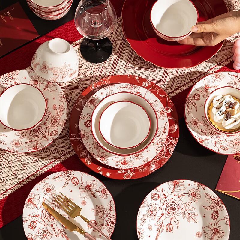 KANGMO Millennium Feast 44-Piece Dinnerware Set