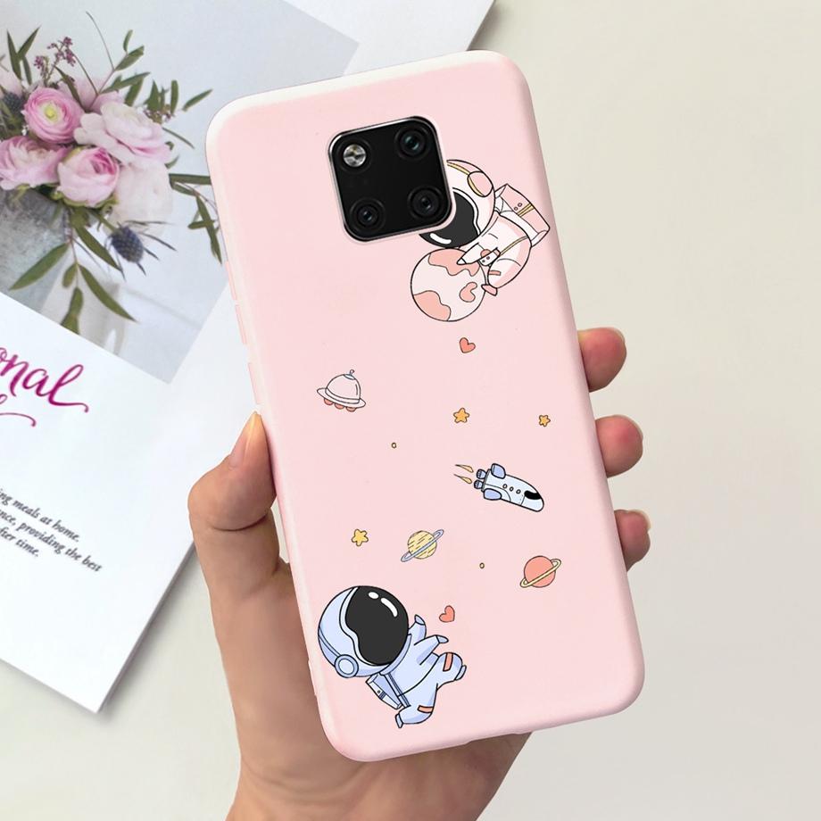 For Huawei Mate 20 Pro Case Soft Silicone Back Cover Black Cat Moon Night Funda For Huawei Mate 20 Mate20 Pro 20pro Coque Capas