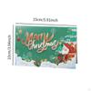 24x Merry Christmas Cards Greeting with Stickers 4x6 Blessing for Party