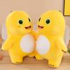 Yellow Dinosaur Plush Toys Xiao Qi Stuffed Animal Dolls Kids Bday Gift Decor