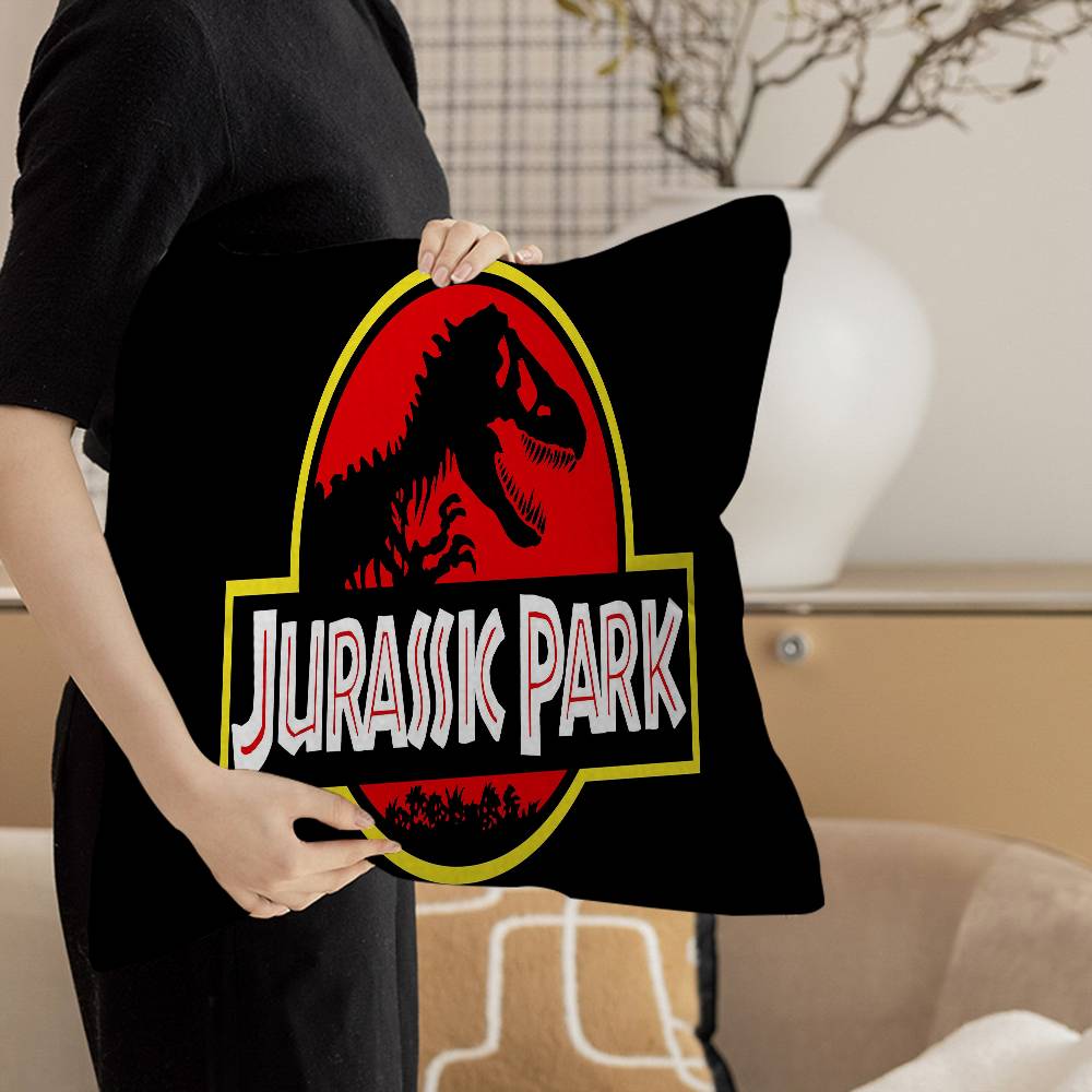 J-Парк Юрского Периода Подушка Подарок Декор для Домашнего Офиса Спальни Дивана Автомобиля Наволочка 45x45 12x12Inch