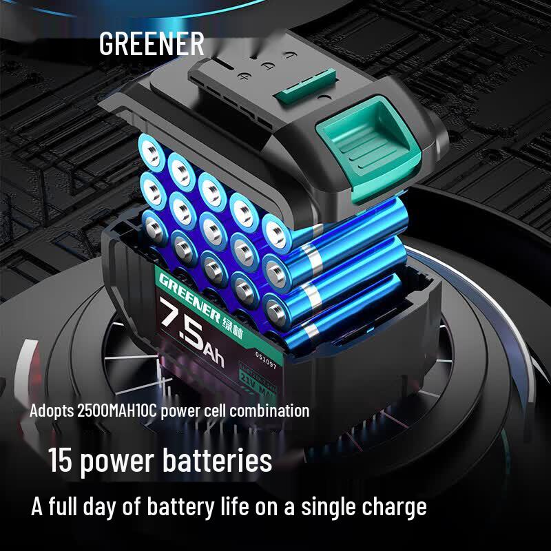 GREENER 2-in-1 Cordless Brushless Rotary Hammer Drill CN plug (adapter included)