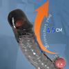 MELEON Penis Extension Sleeve Vibrator Extender 4.5cm Reusable Condoms Soft Delay Ejaculation Dick Sleeve Adult Sex Toys for Men