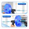 Pipe Unclogger Drain Auger Set with Drill Adapter Flexible Steel Drain Auger Shower Tub Floor Drains Gloves Cloth Bag Clog Remover
