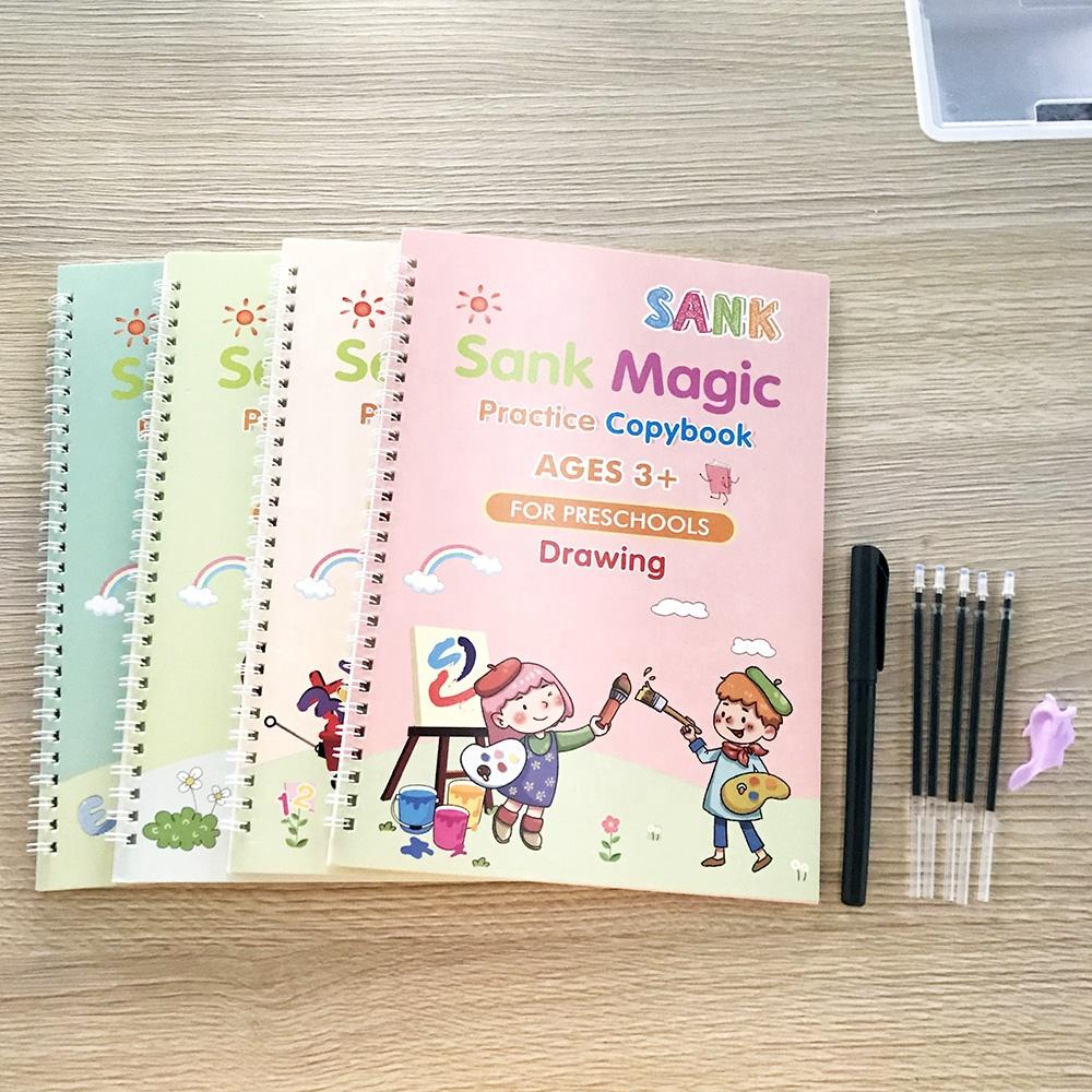 Accept Customized Language Sank Magic Copybook Writing Russian 18.5x26cm