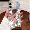 Phone Case For Samsung Galaxy S26 Edge Bumper Soft Silicone TPU Clear Casing Ins Style Flower Floral Painted Shockproof Cover