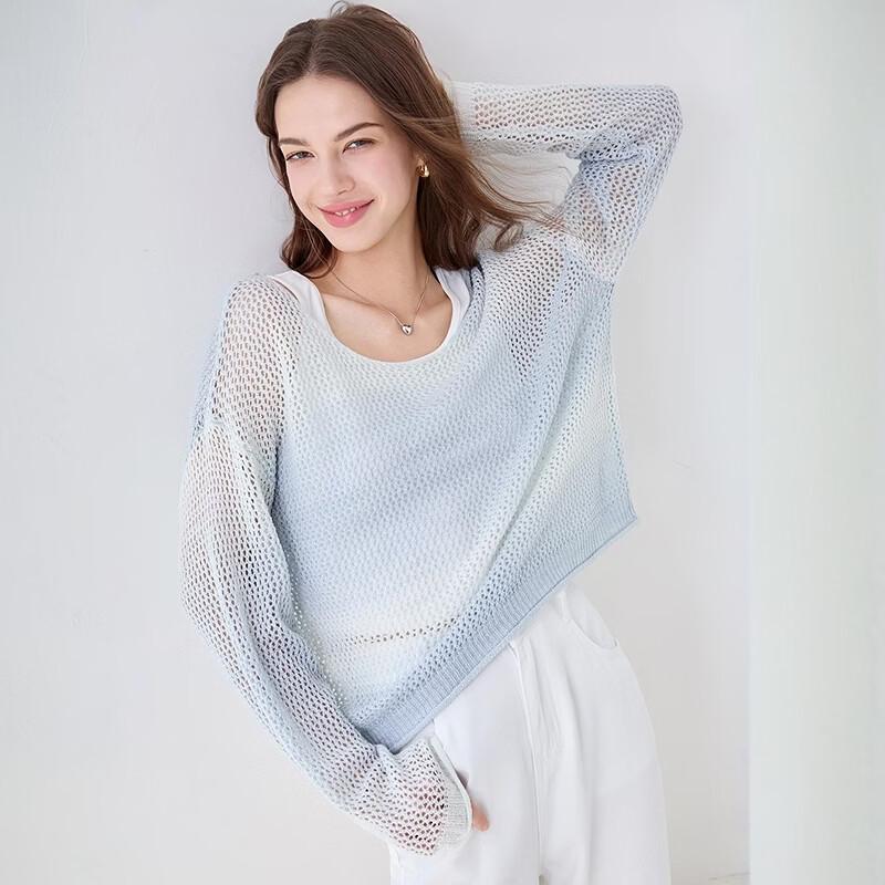 Betu Women's Hollow Knit Two-Piece Top