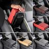 Yousheng Center Console Cover for Car Waterproof Faux Leather Car Arm Rest Cover with 2 Cup Holders Universal Car Interior Accessories