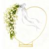 Heart-Shaped Wedding Arch Balloon Stand for Proposals and Valentine's Decor