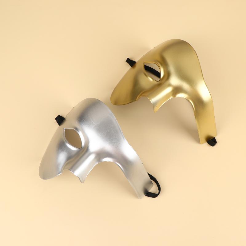 Lightweight Durable Half Face Phantom Mask High Quality for Masquerade Cosplay Halloween Costume Use