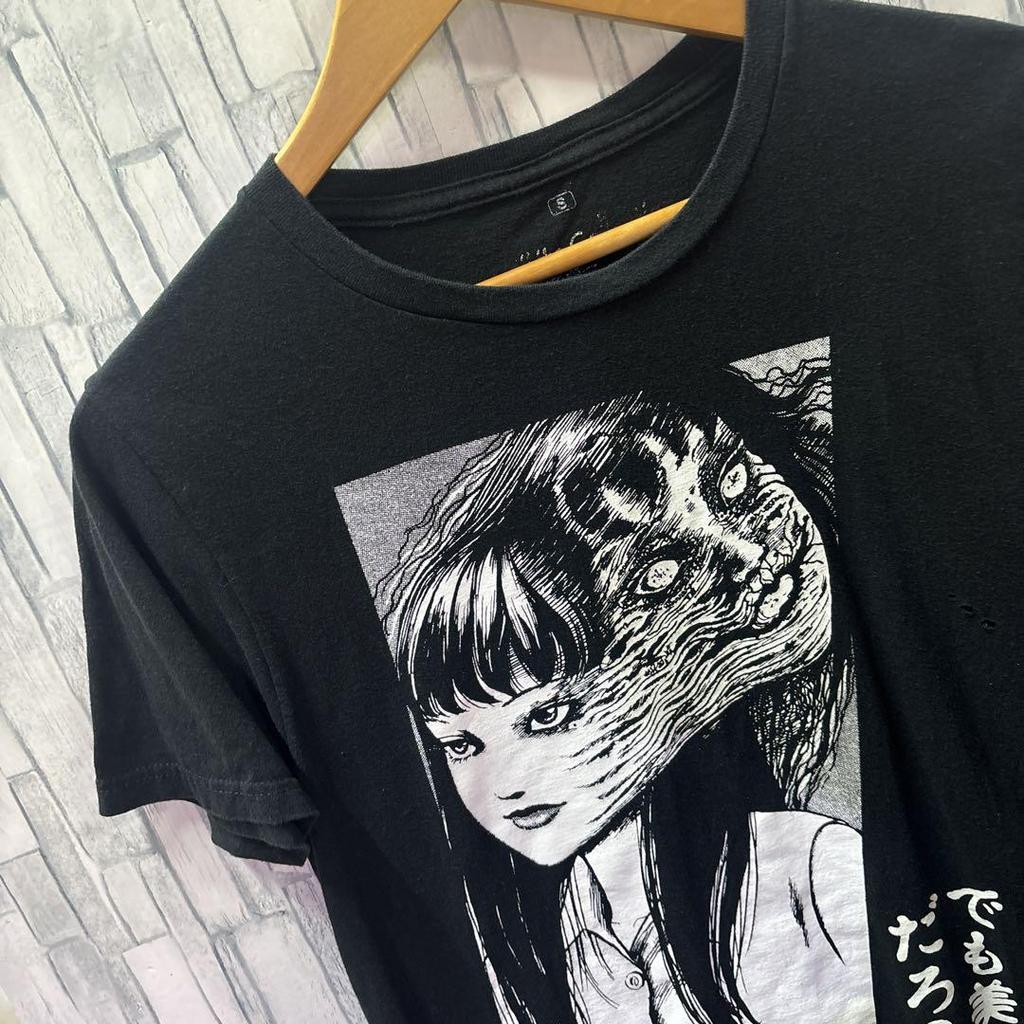 [USED] Horror T-shirt, Ghost, Junji Ito, Tomie, Vintage Clothing, Art, Illustration