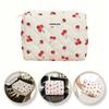 Women' Quilted Cosmetic Bag with Cherry Pattern 19 X 24 X 7cm Ks124