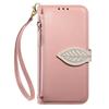 iPhone 17 Leaf Leather Flip Case with Crossbody Strap