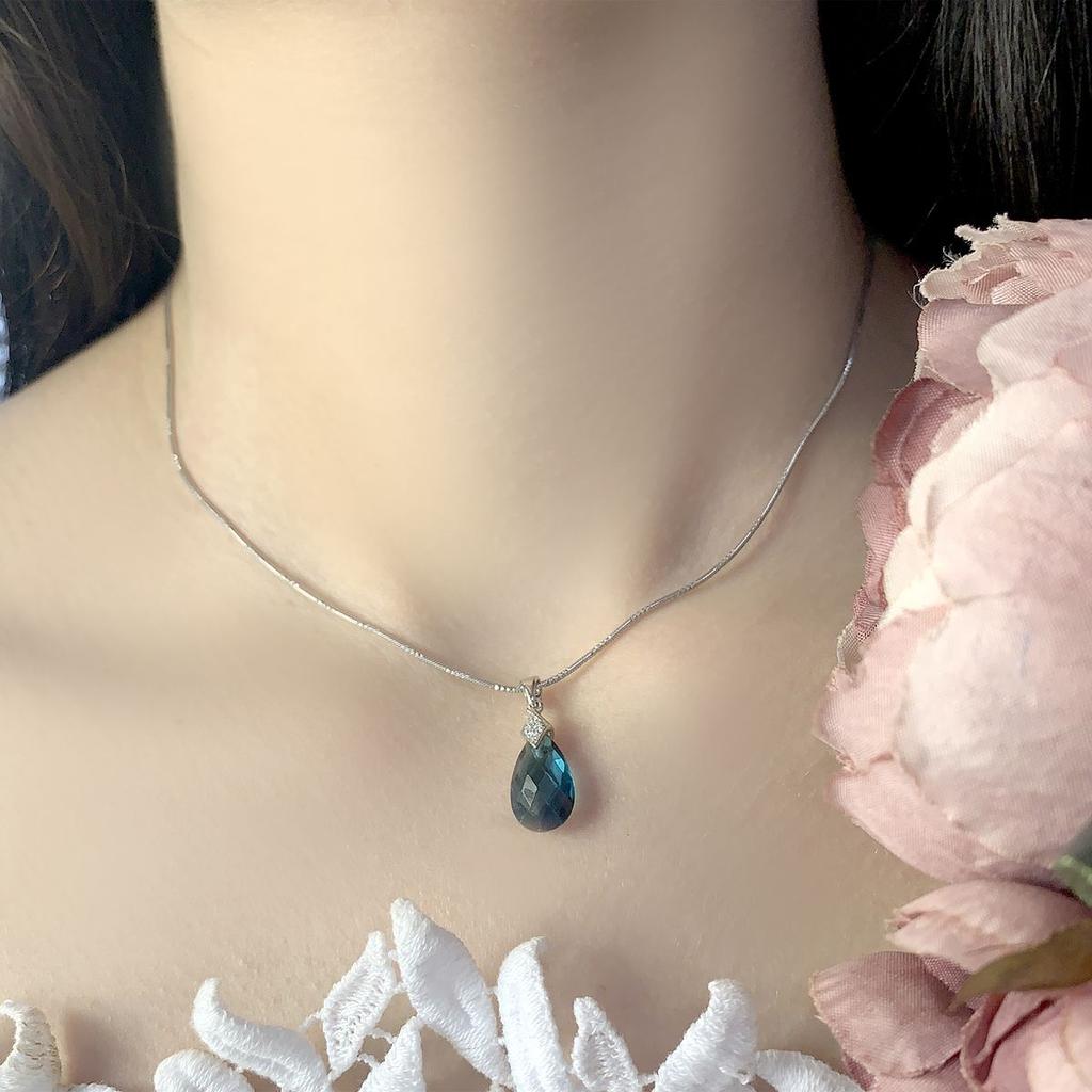 London Blue Topas Silberanhänger 3.743ct (1652817)