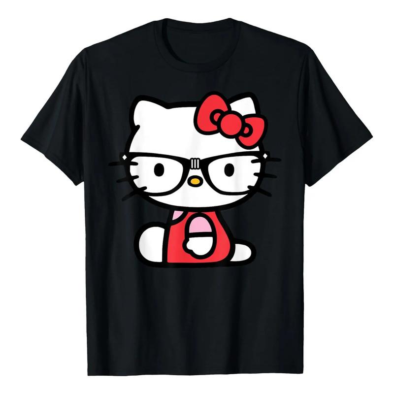 Camiseta Con Gafas Hello Kitty Nerd S