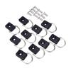 Kayak D Rings Buckles Lightweight Rope Buckle Safety Tie Down Loop, Deck Fitting Accessory