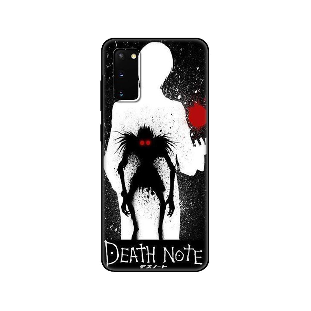 Black tpu Case For Samsung galaxy S20 /S20 PLUS/S20 ultra/S20+ /S20FE back cover Japanese Anime
