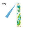 Unique Gift for Friends Dried Flower Resin Bookmarks with Tassels, Double-Sided Magnetic Durable Page Markers Book Lovers Friends, Pretty and Increase