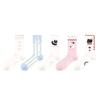 Cute Cartoon Lace Dot Yarn Socks - Women's Spring/Fall Mid-Calf Cotton Socks, Sweet Animal Design