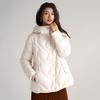 Fashion Winter New White Duck Down Waist Down Jacket Women's Short Loose Thickened and Thin Temperament