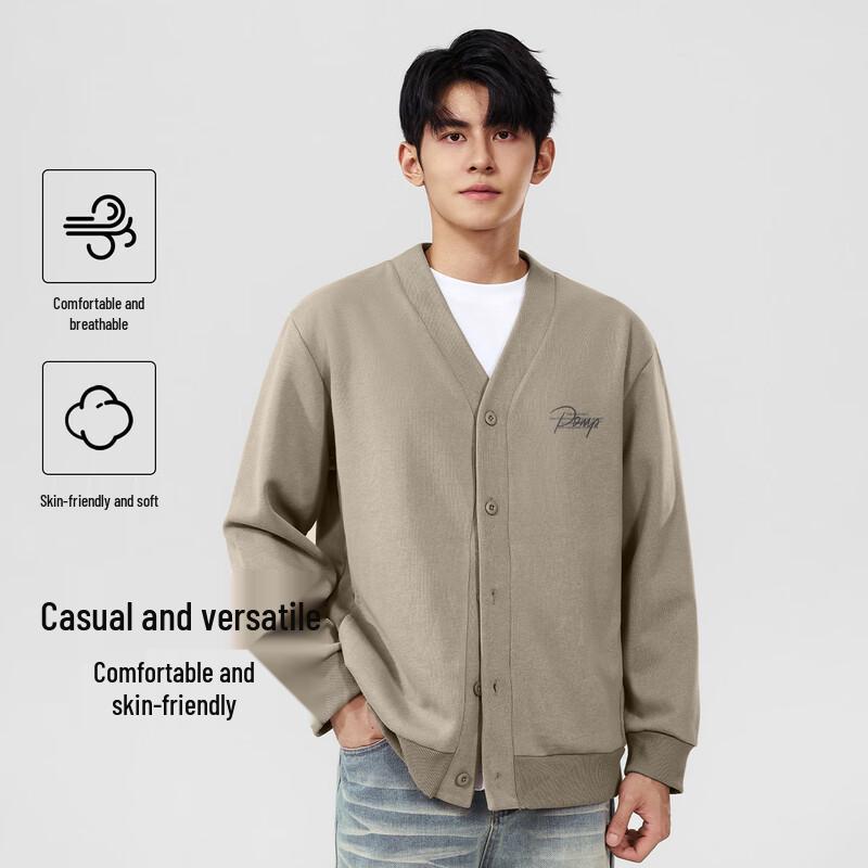 Baleno Men's S&K Series V-Neck Cardigan Sweatshirt Jacket