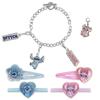 STITCH - Set Armband mit Anhängern + Haaraccessoires