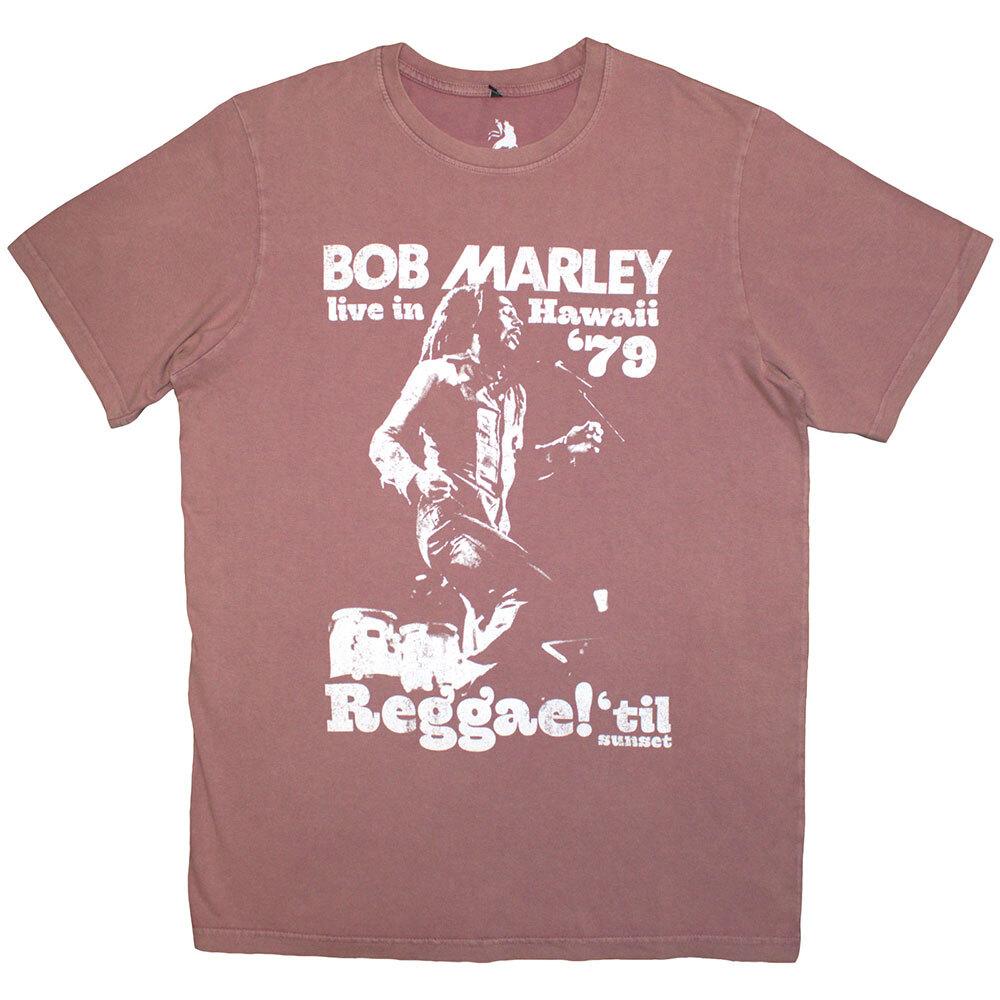 Bob Marley Unisex Stone Wash T-Shirt: Hawaii (XX-Large) XL