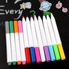 12pcs Colorful Liquid Chalk, Dust-free Erasable Fluorescent Light Board Pen, Graffiti Painting Blackboard Pen