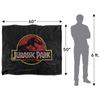 Jurassic Park Silky Classic Logo Supersoft Throw