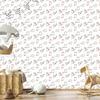 Cartoon Style Kittens Wallpaper for Living Room and Bedroom 50x1000