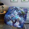 1 Person Natural Wonderland Printed Blanket - Lightweight flannel Throw sofa, bed, travel, camping, living room, office, sofa