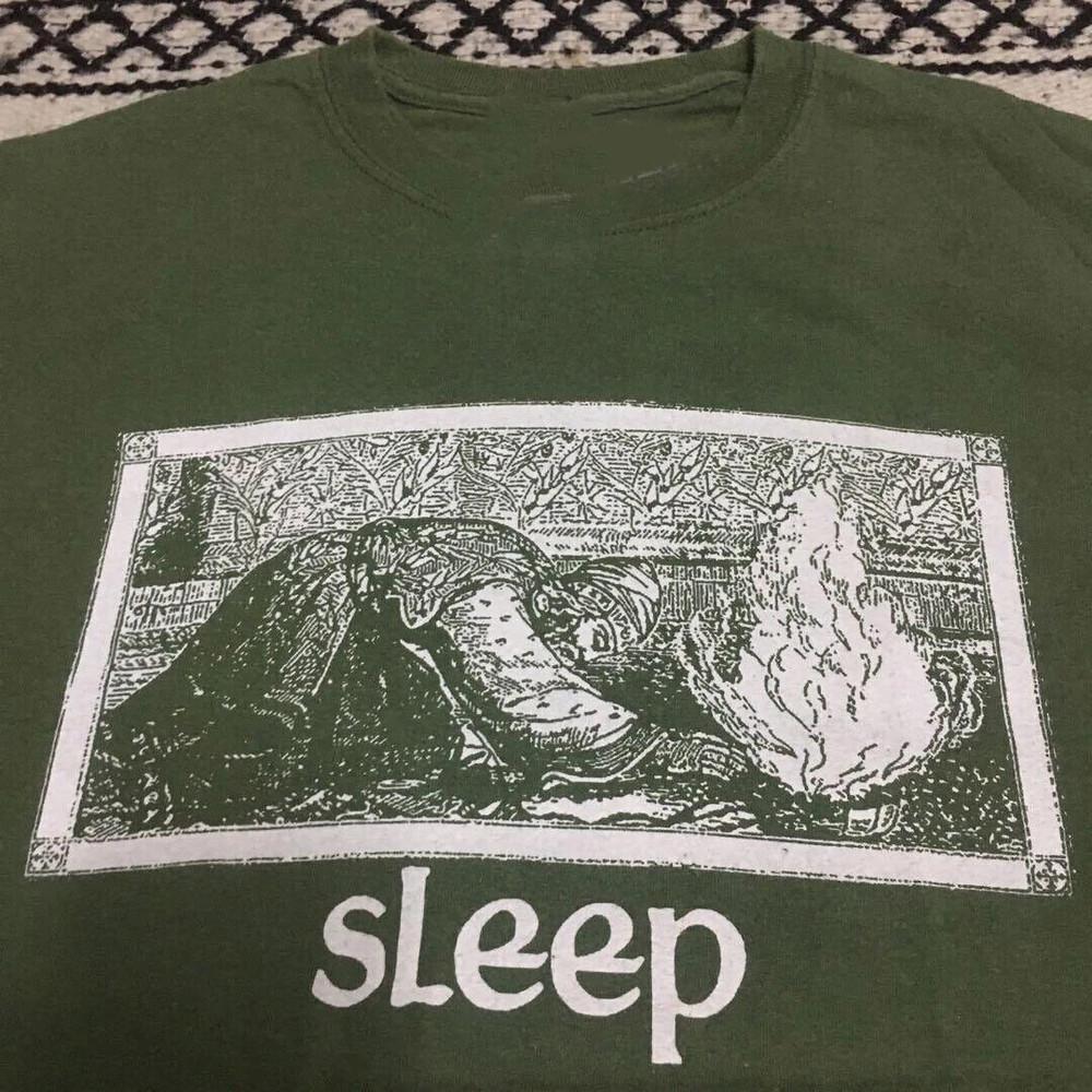 VTG Sleep Band Album Short Sleeve Cotton Green S-5XL T Shirt SE904 Unisex T-Shirt S