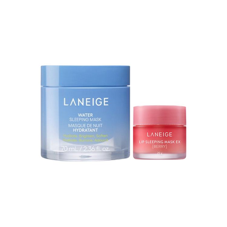 Laneige Water Sleeping Mask & Lip Sleeping Mask (Berry) Set 70ml+20g