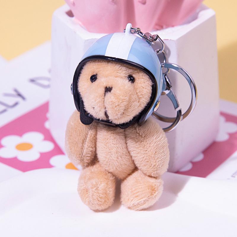 Mecha Cartoon Helmet Keychain