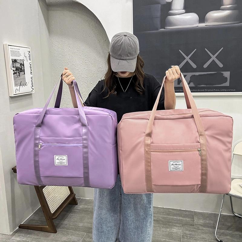 Large Capacity Functional Portable Nylon Moving Storage Bag Folding Luggage Bag Aircraft BagMulti Travel Bag Shoulder Bag