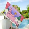 My F-Friend Pink Rabbit Funny Anime Beach Towel Colorful Bath Towels For Girl Microfiber Quick Dry Custom Sand Free Beach