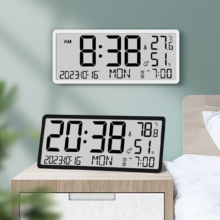 Versatile Digital Clock Battery Powered Wall Clock Electronic Desktop Clocks