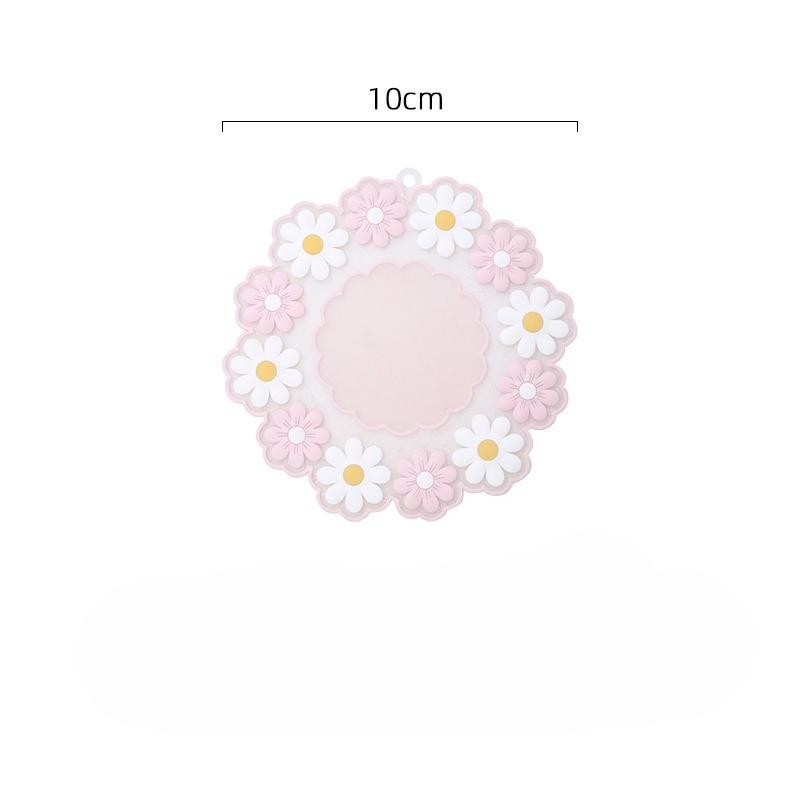 5 Fresh and Clean Coasters, Heat Insulation Pads, Waterproof Table MATS, Oil-proof, Household Heat-resistant Silicone Tea MATS